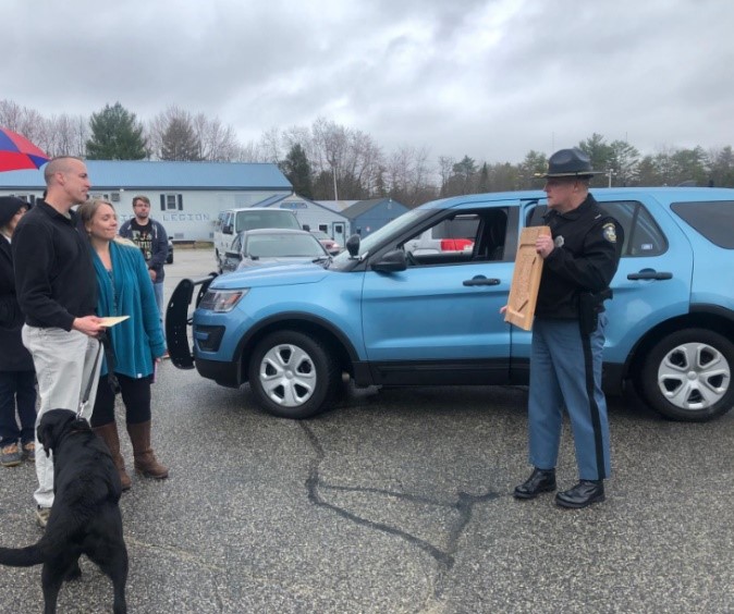 Troop B - Trooper Michael Smith Retires | Maine State Police